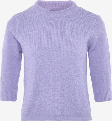 Pull-over Poomi en violet : devant