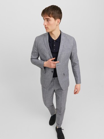 JACK & JONES Slim fit Kavaj 'Riviera' i grå