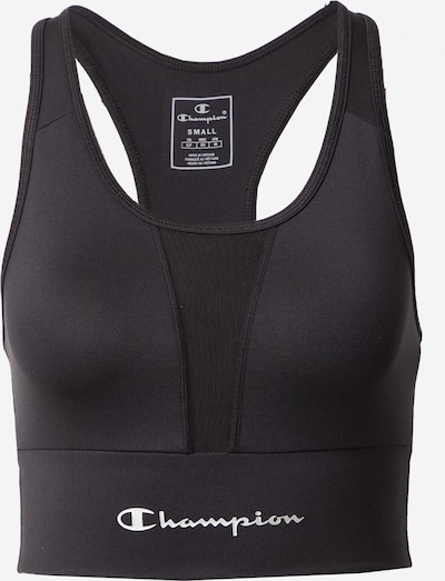 Champion Authentic Athletic Apparel Sports bra in Black / White, Item view