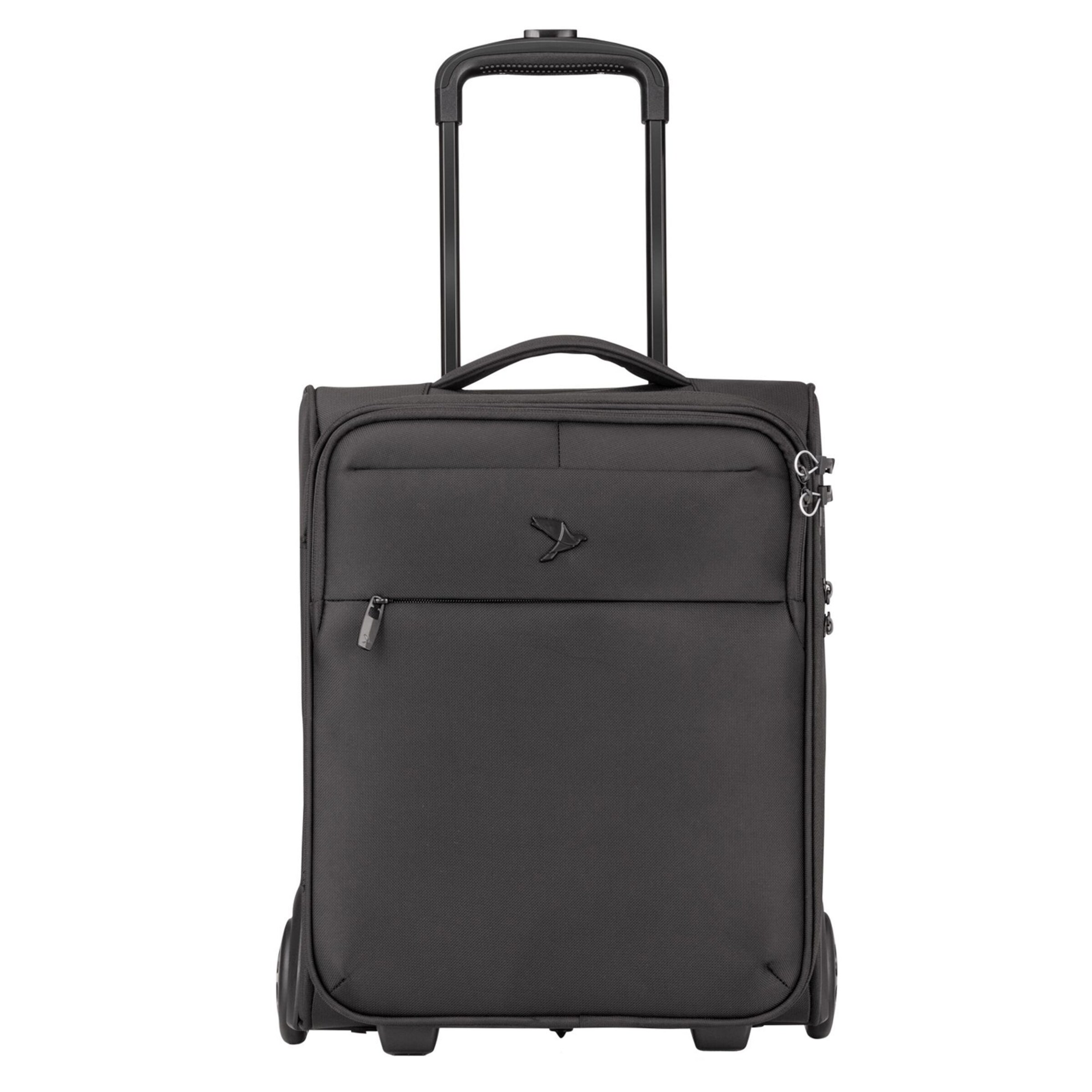 Pack Easy Trolley in Zwart: voorkant