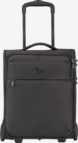 Trolley di Pack Easy in nero: frontale