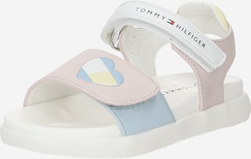 TOMMY HILFIGER - Sandália em mistura de cores: frente