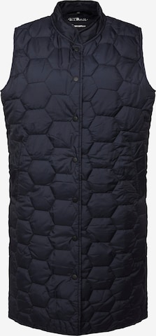 Ulla Popken Bodywarmer in Blauw: voorkant