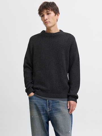 Pull-over 'JJEDover' JACK & JONES en noir : devant