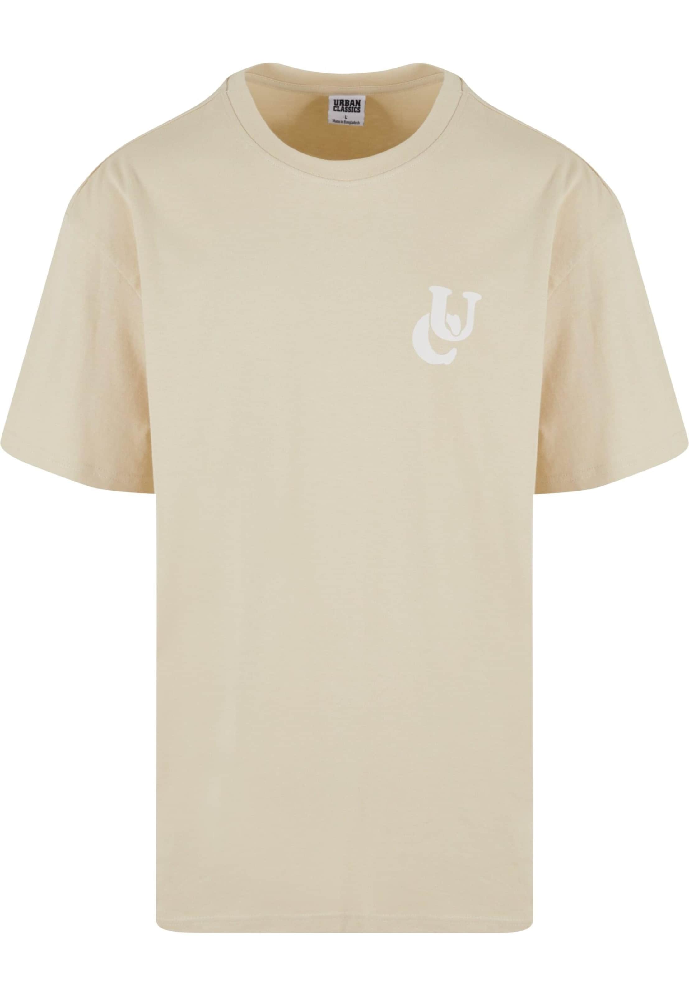 Urban Classics Тениска в бежово: отпред
