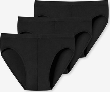 Slip '3-Pack Uncover' di uncover by SCHIESSER in nero: frontale