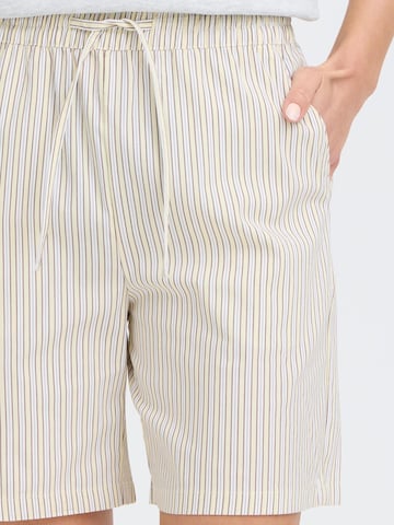 Oxmo - Loosefit Pantalón ' OXFanny ' en beige