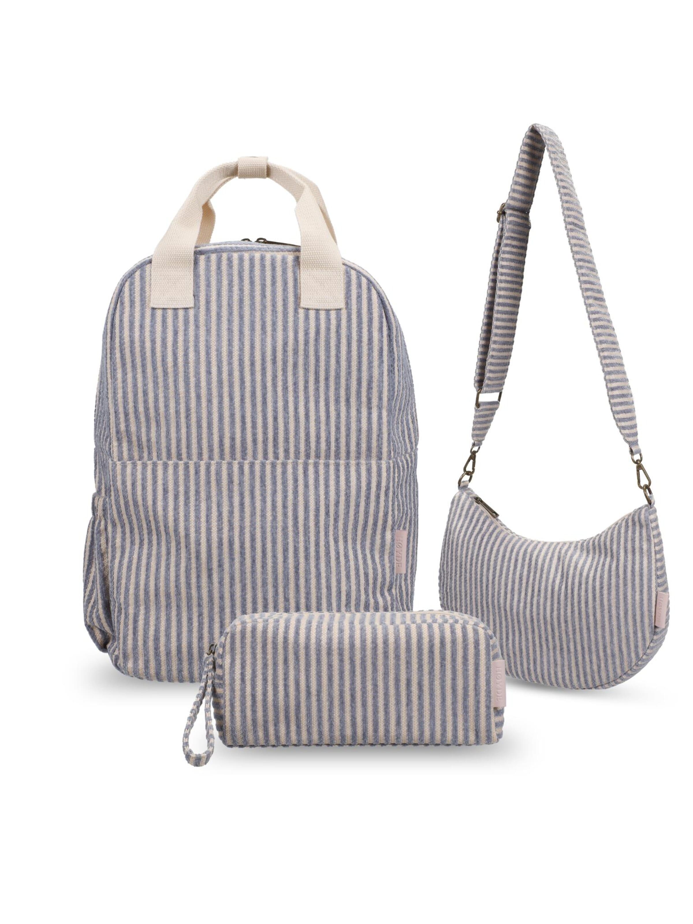 Høyde Backpack in Blue: front
