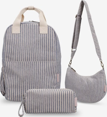 Høyde Backpack in Blue: front