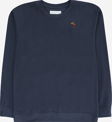 Abercrombie & Fitch Sweatshirt in Blauw: voorkant