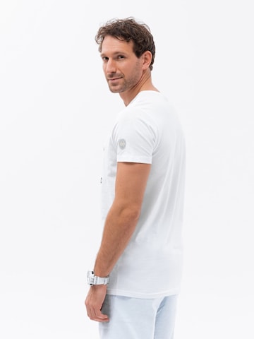 Ombre T-Shirt 'S1752' in Weiß