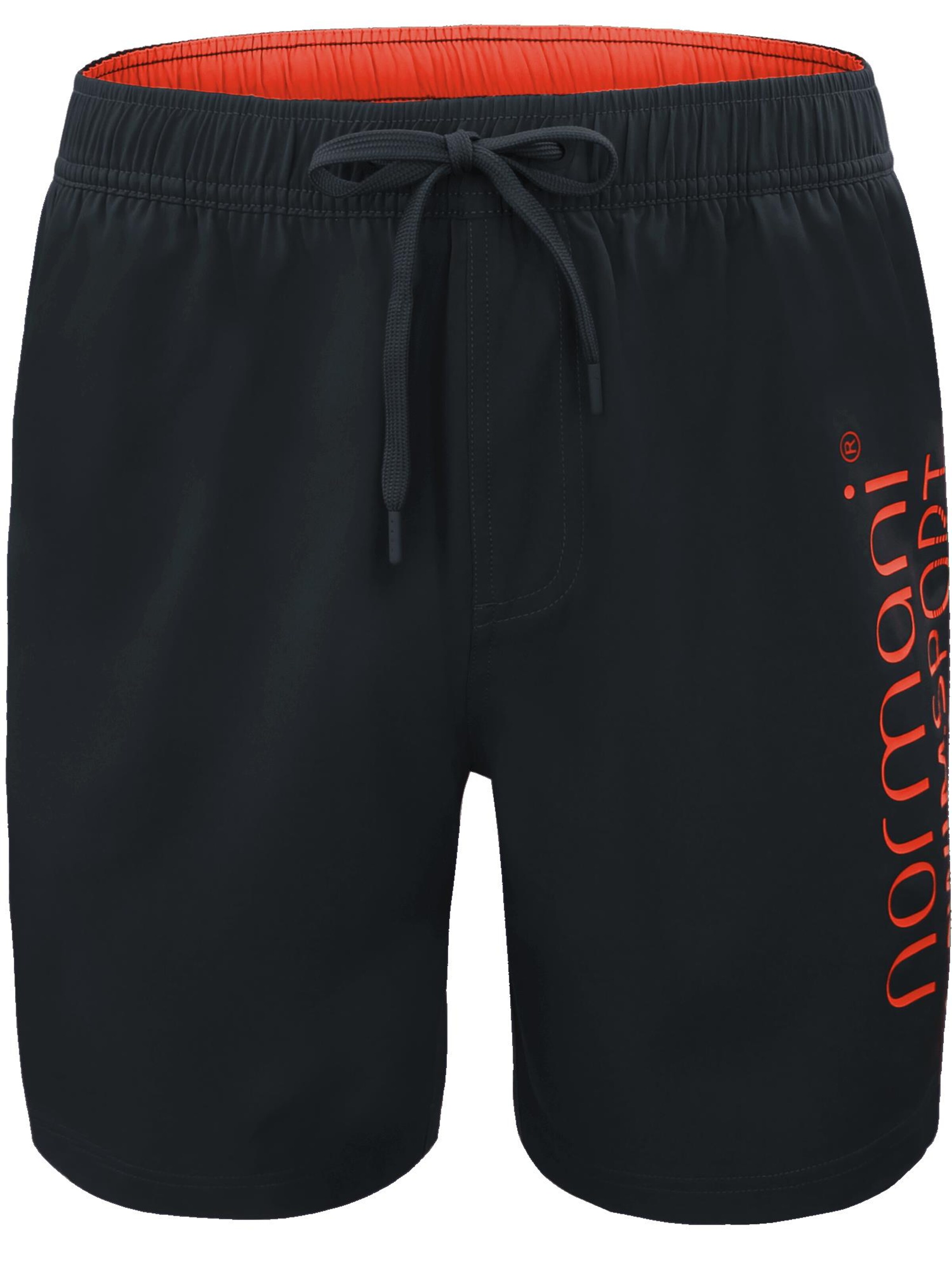 normani Zwemshorts ' Nio ' in Zwart: voorkant