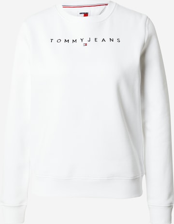 Tommy Jeans Sweatshirt in White: front