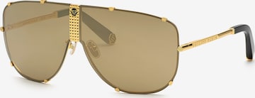 Philipp Plein Zonnebril in Goud: voorkant