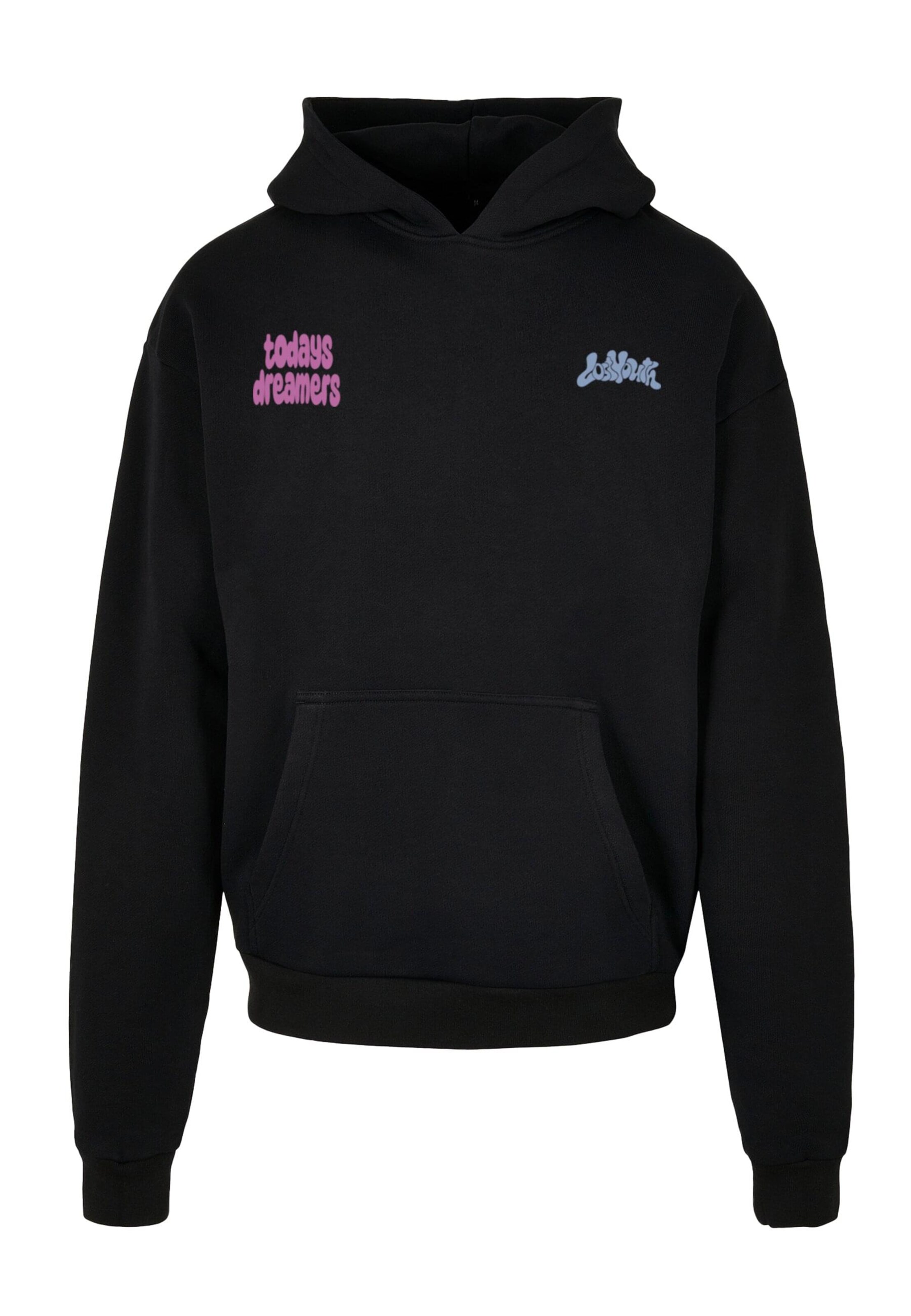 Lost Youth Sweatshirt in Zwart: voorkant