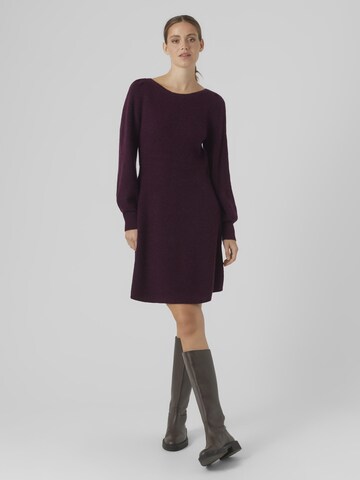 VERO MODA Knit dress in Purple