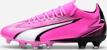 PUMA Soccer shoe 'ULTRA MATCH' in Pink: front