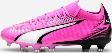 PUMA Soccer Cleats 'ULTRA MATCH' in Pink: front