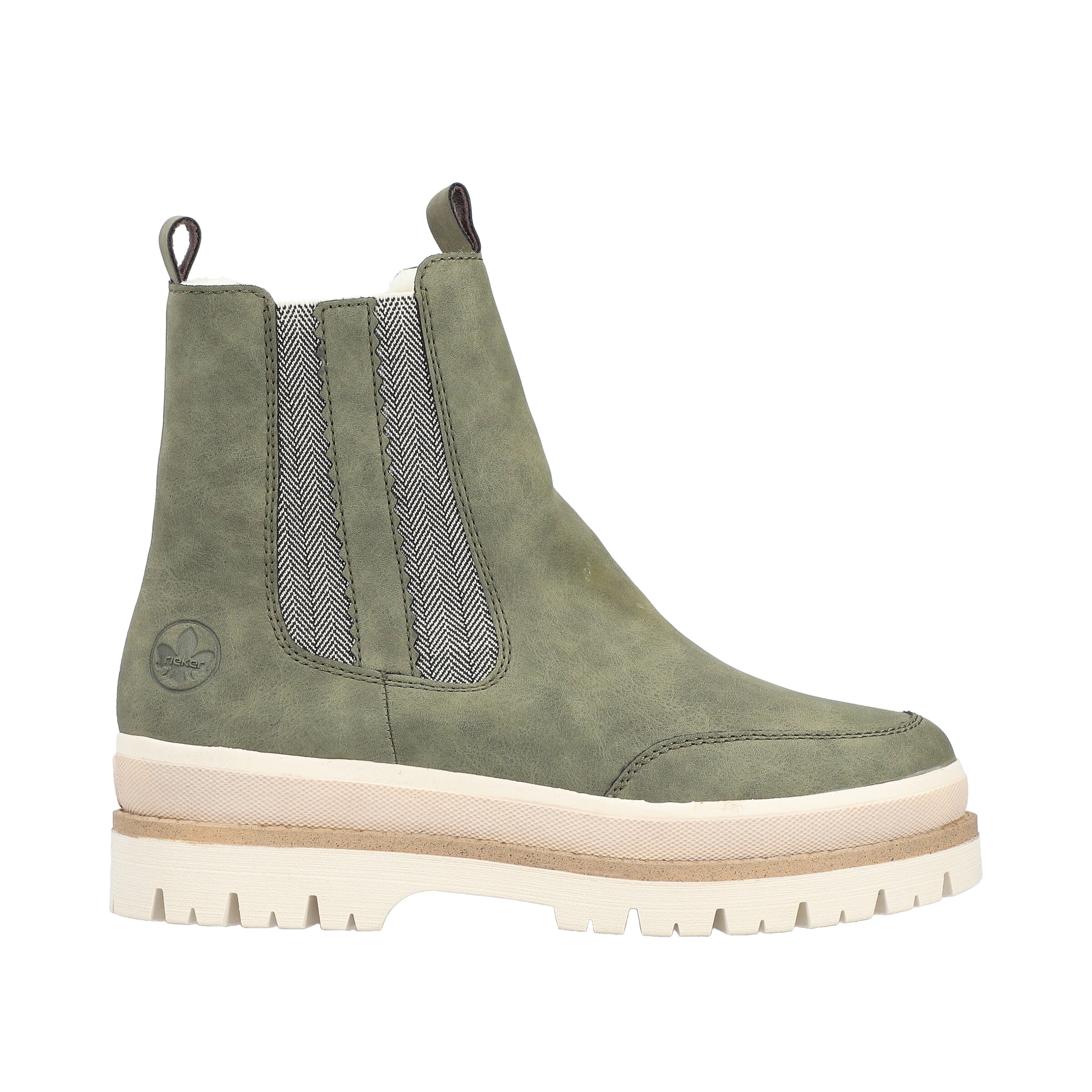 Rieker Chelsea Boots in Green