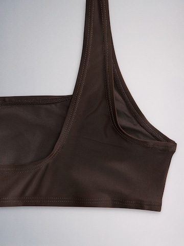 Bustier Hauts de bikini The Set en marron