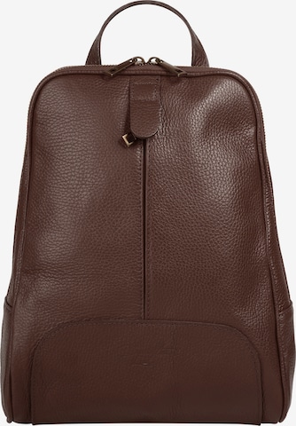 Samantha Look Backpack in Brown: front