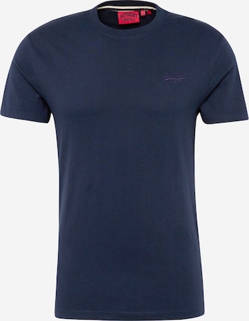 Superdry - Camisa 'Essential' em azul: frente