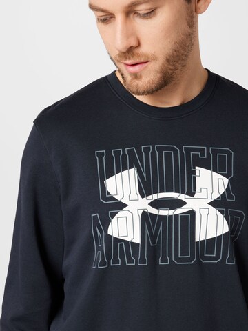 UNDER ARMOUR Athletic Sweatshirt in Black