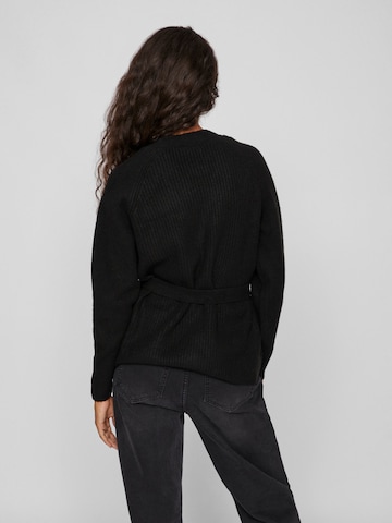 VILA Knit Cardigan 'Loraine' in Black