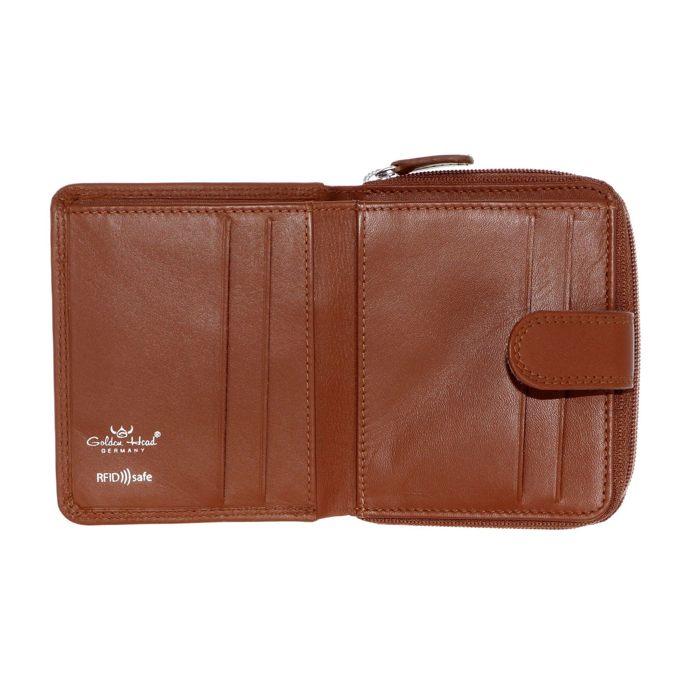 Porte-monnaies 'Polo' GOLDEN HEAD en marron