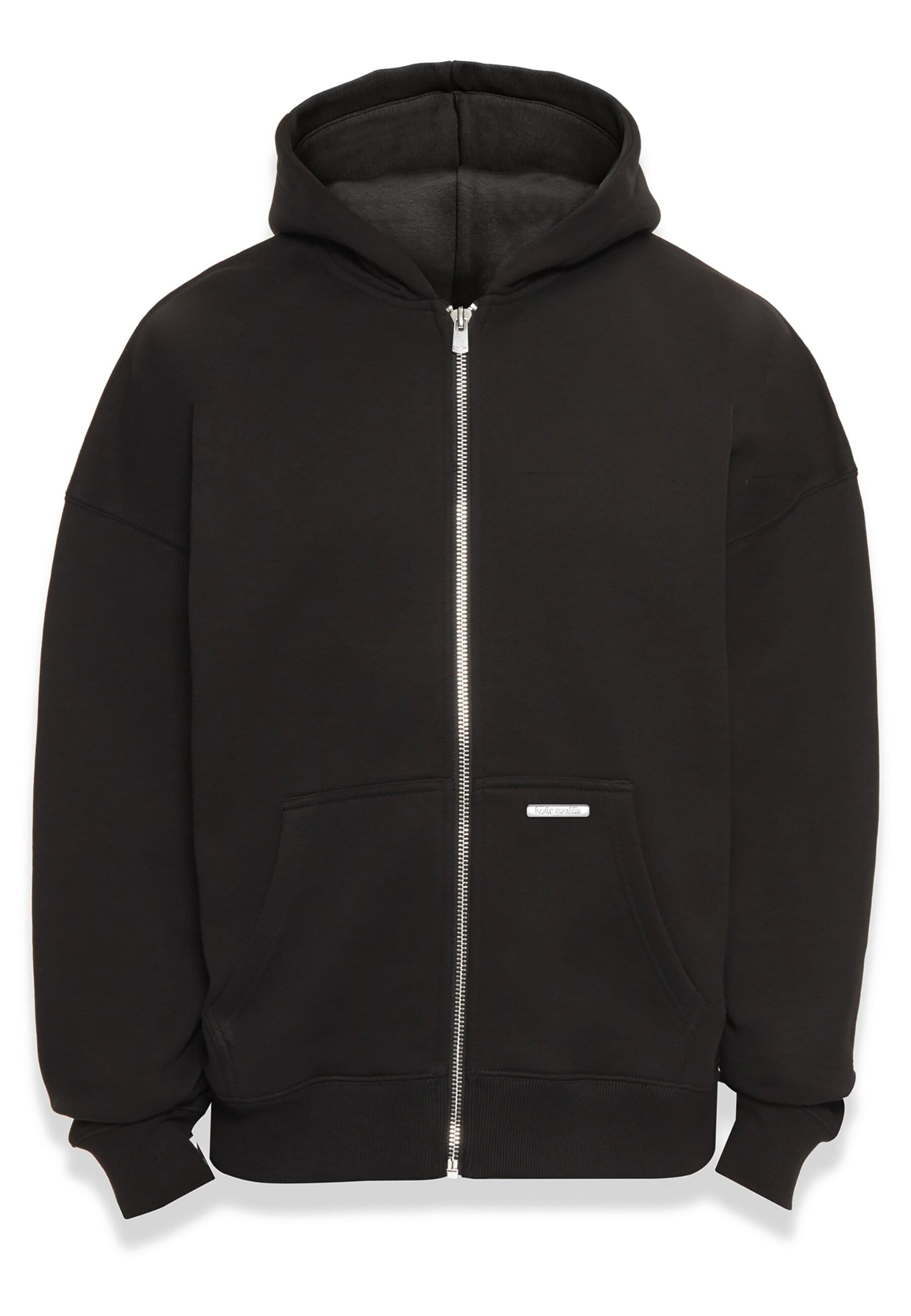 Dropsize Sweat jacket in Black: front