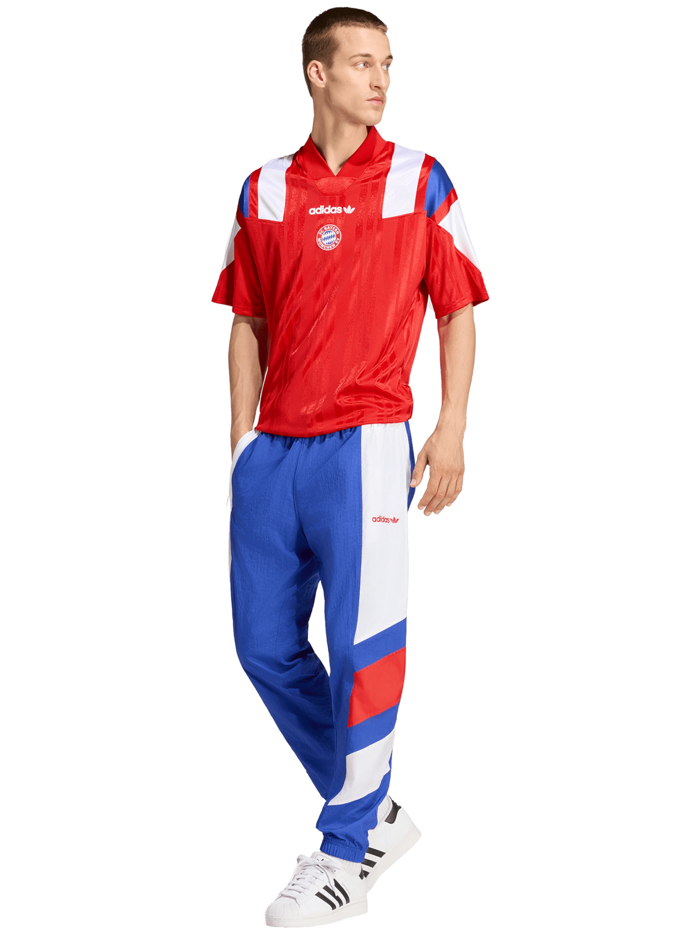 Maglia trikot 'FC Bayern' di ADIDAS ORIGINALS in rosso