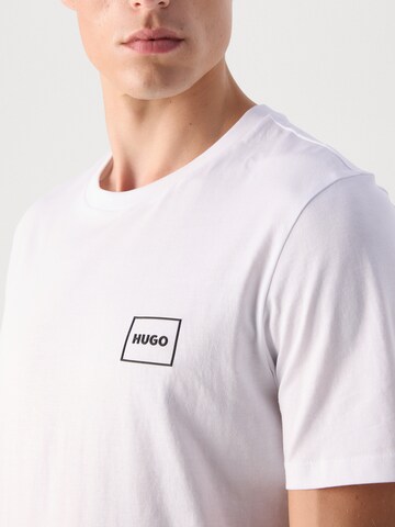 HUGO Футболка 'Dugopak' в Белый