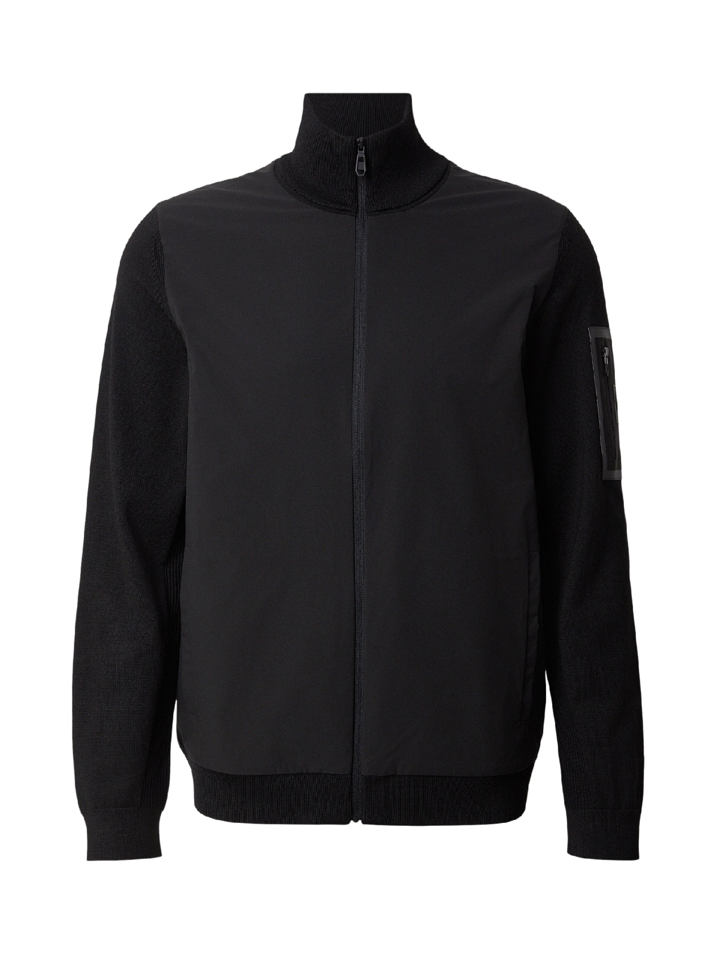 BOSS Kardigán 'KN_Momentum-X' - fekete: elől