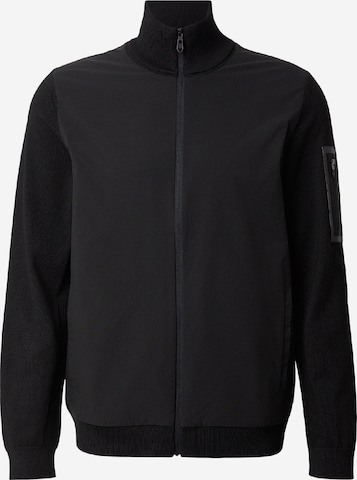 BOSSKardigan 'KN_Momentum-X' - crna boja: prednji dio