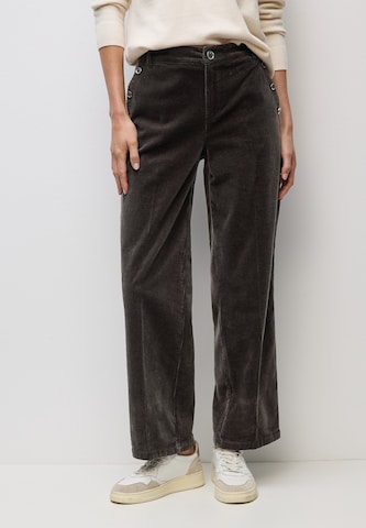 STREET ONE Regular Hose in Schwarz: Vorderseite