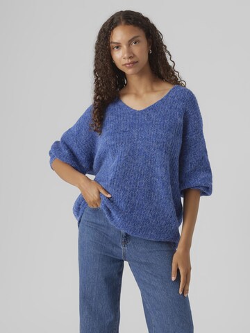 Pull-over 'JULIE' VERO MODA en bleu : devant