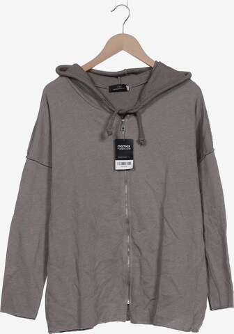 Zwillingsherz Sweatshirt & Zip-Up Hoodie in L in Grey: front