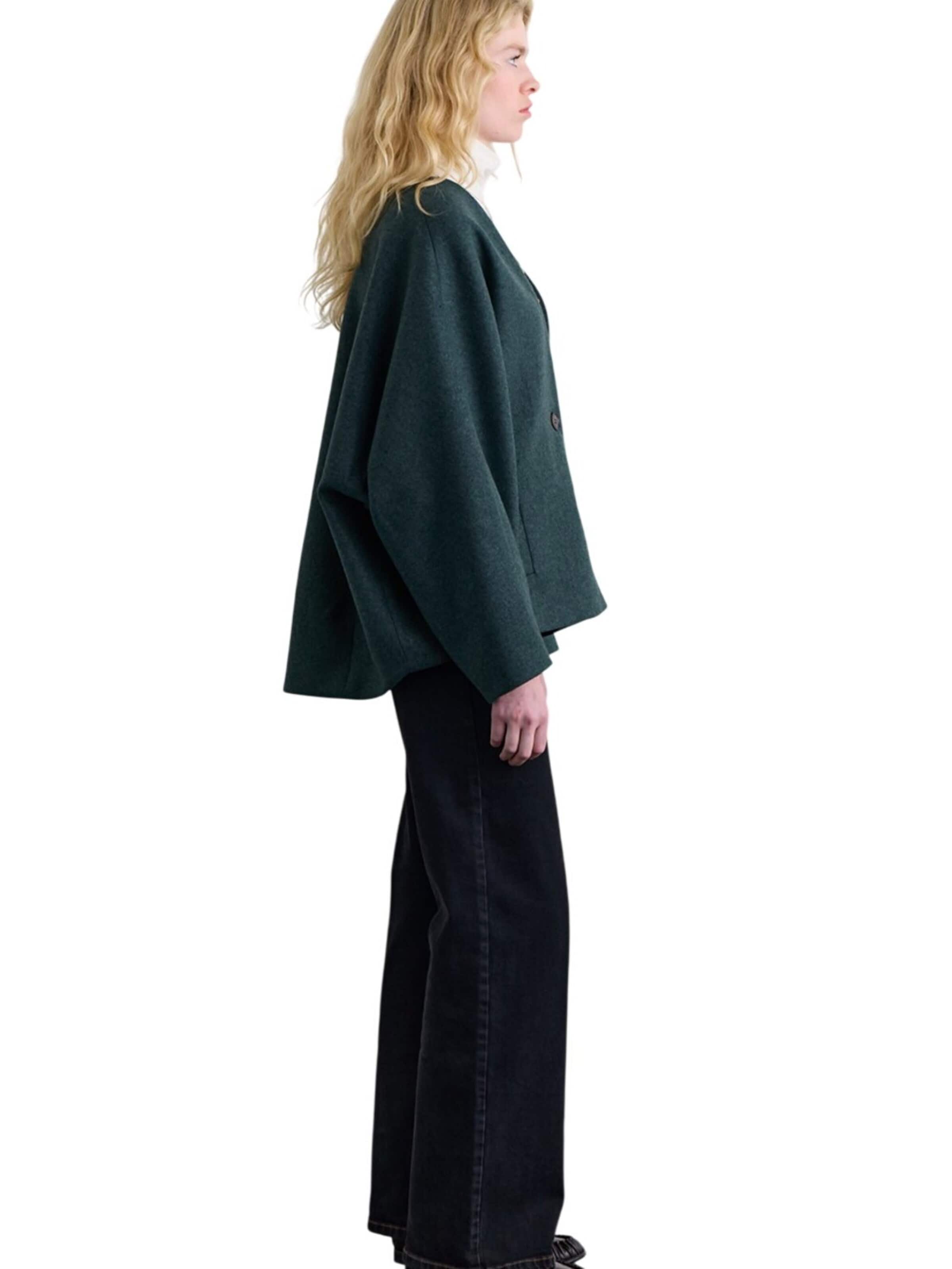 MANUKA Fleece jas in Groen
