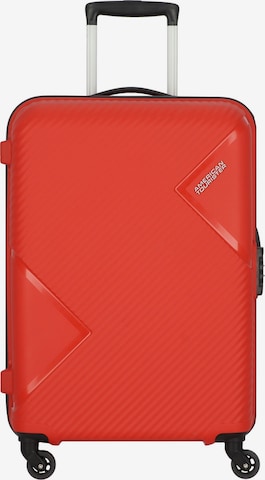 American Tourister Trolley in Rood: voorkant