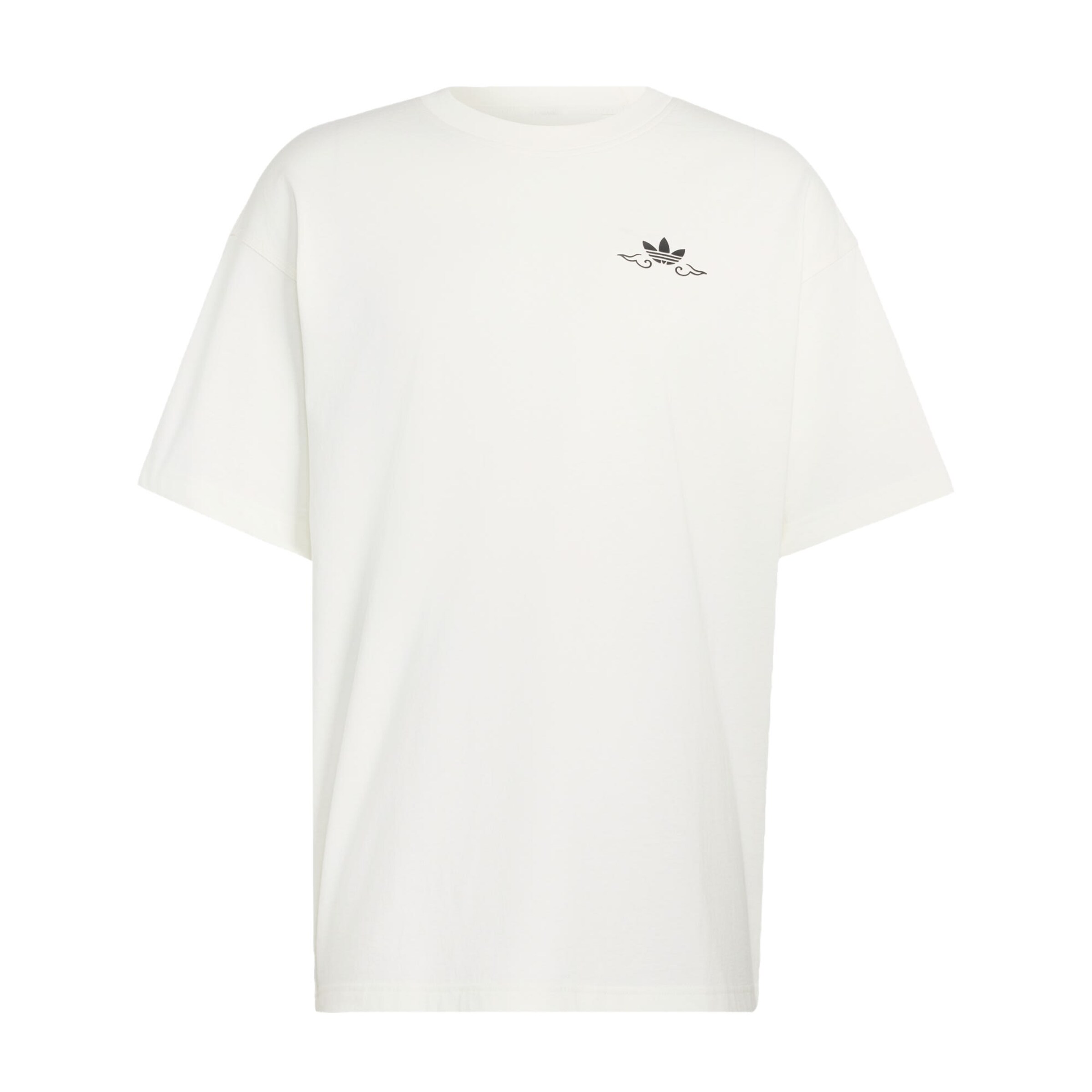 ADIDAS ORIGINALS T-Shirt 'Japan Forg Grafik' in graphit / weiß, Produktansicht