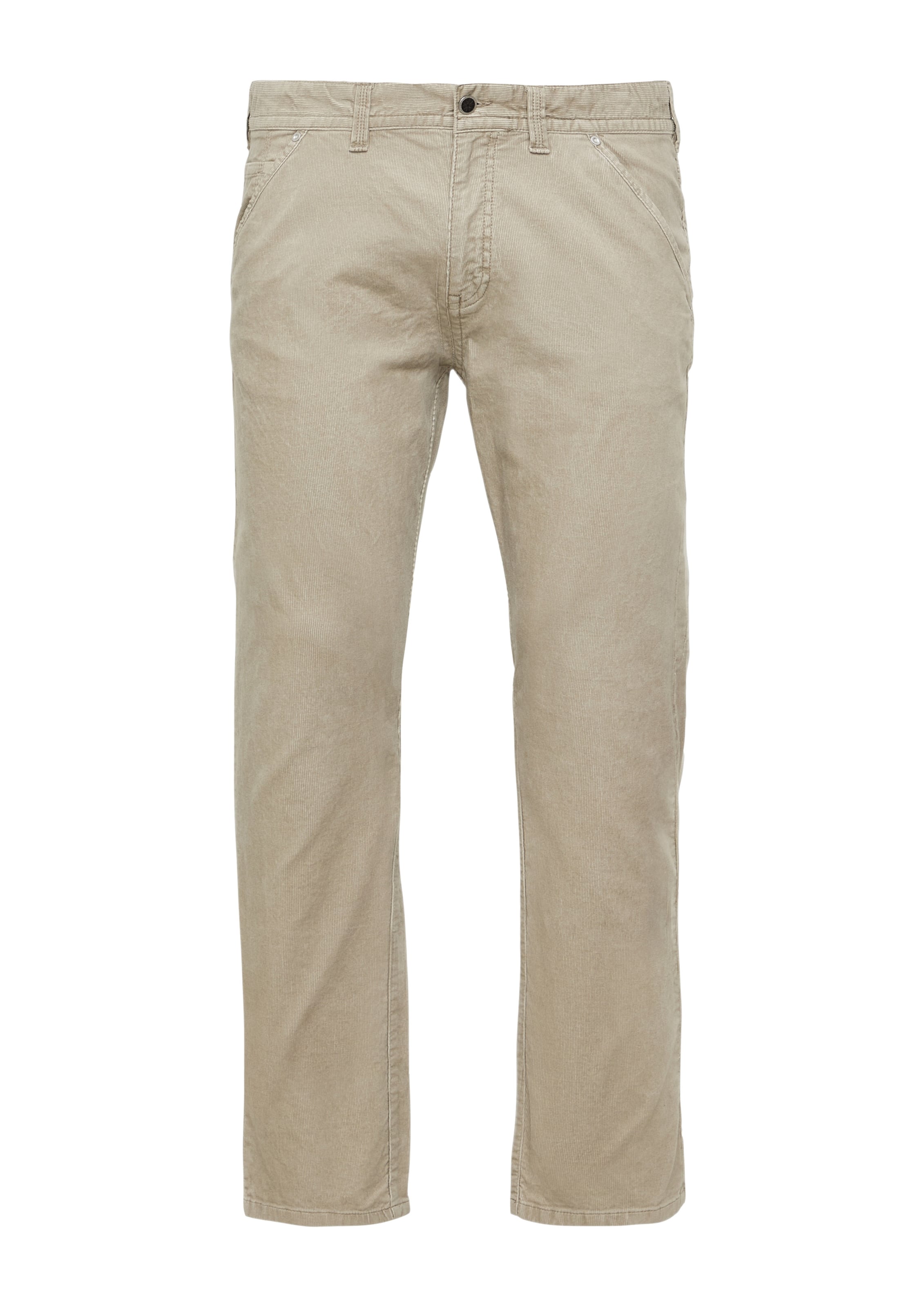 s.Oliver Men Big Sizes Cordhose 'Casby' in Beige: Vorderseite