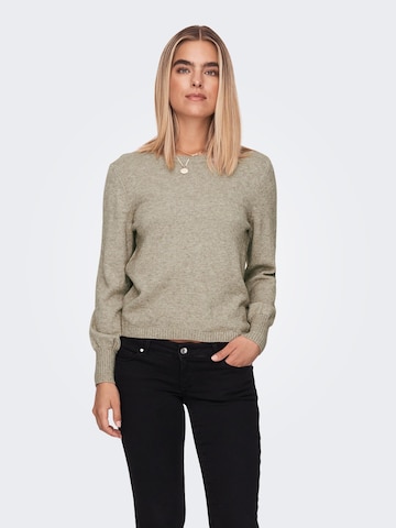 ONLY Sweater 'Leva' in Beige: front