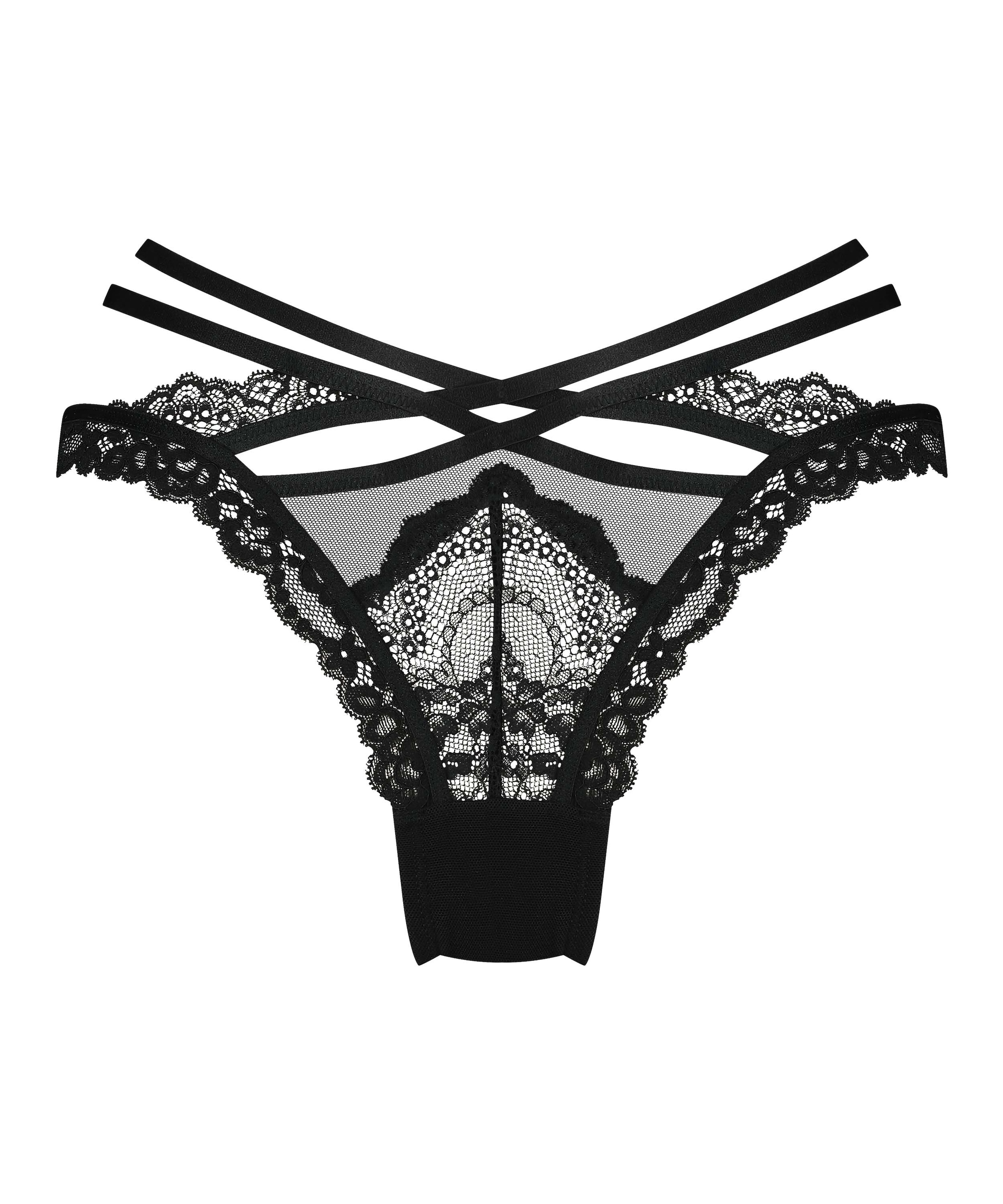 Hunkemöller Slip 'Janine' in Schwarz: Vorderseite