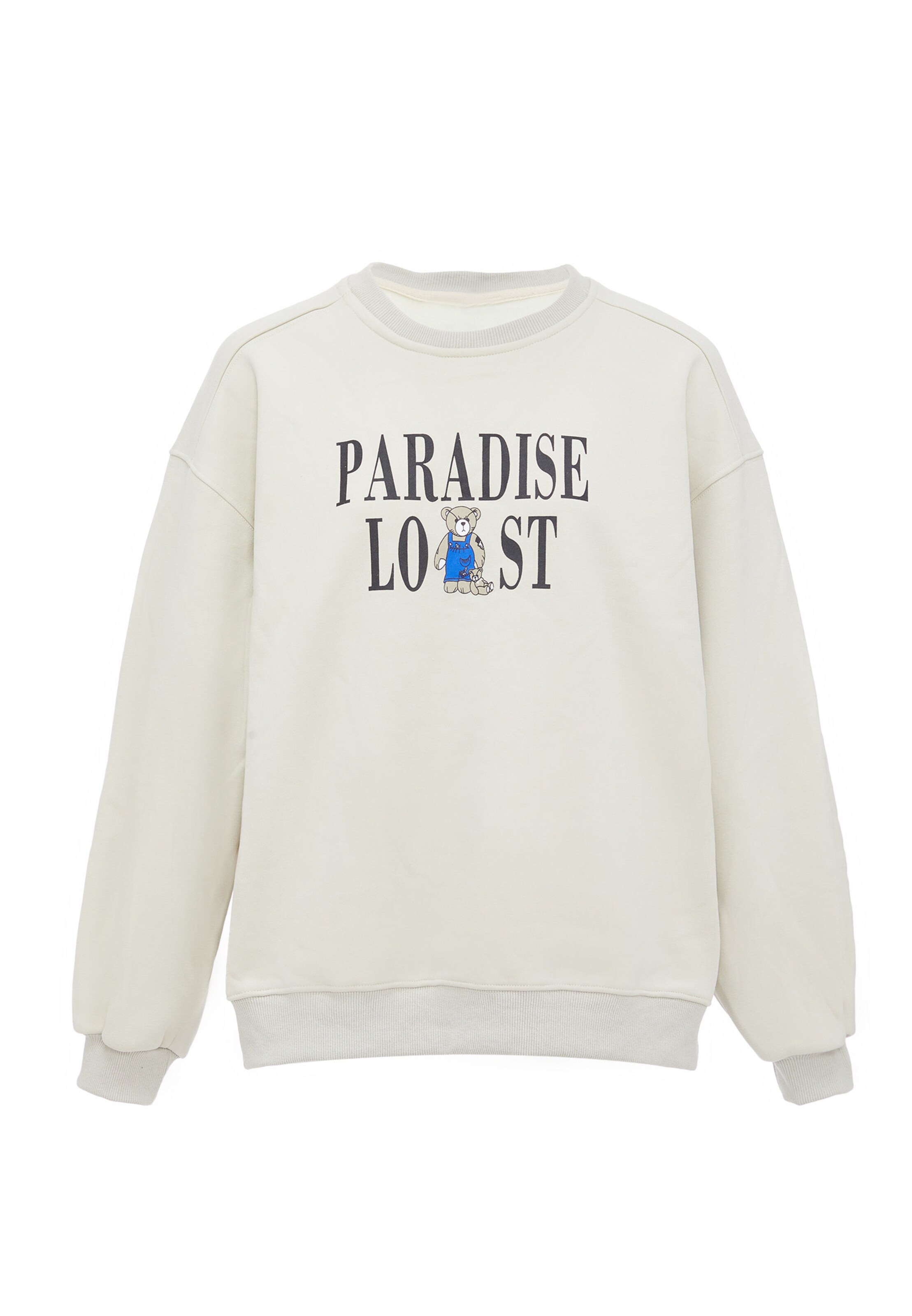 HOMEBASE Μπλούζα φούτερ σε λευκό: μπροστά