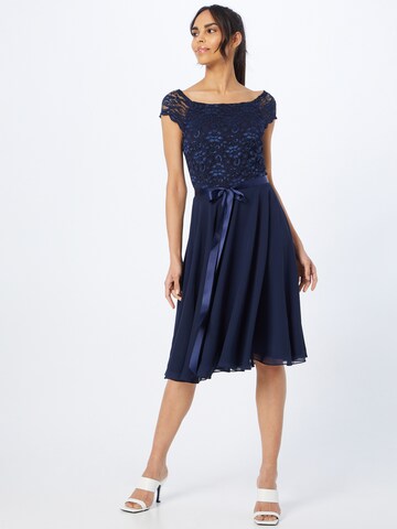 Robe de cocktail SWING en bleu