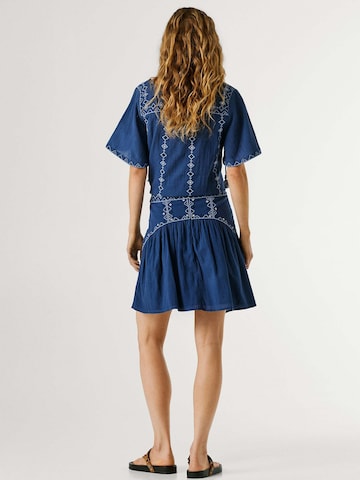 Pepe Jeans Rok 'Denver' in Blauw