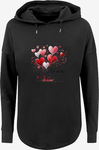 Sweat-shirt 'Herzbaum Be Mine!' F4NT4STIC en noir : devant