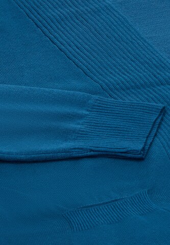 aleva Gebreid vest in Blauw