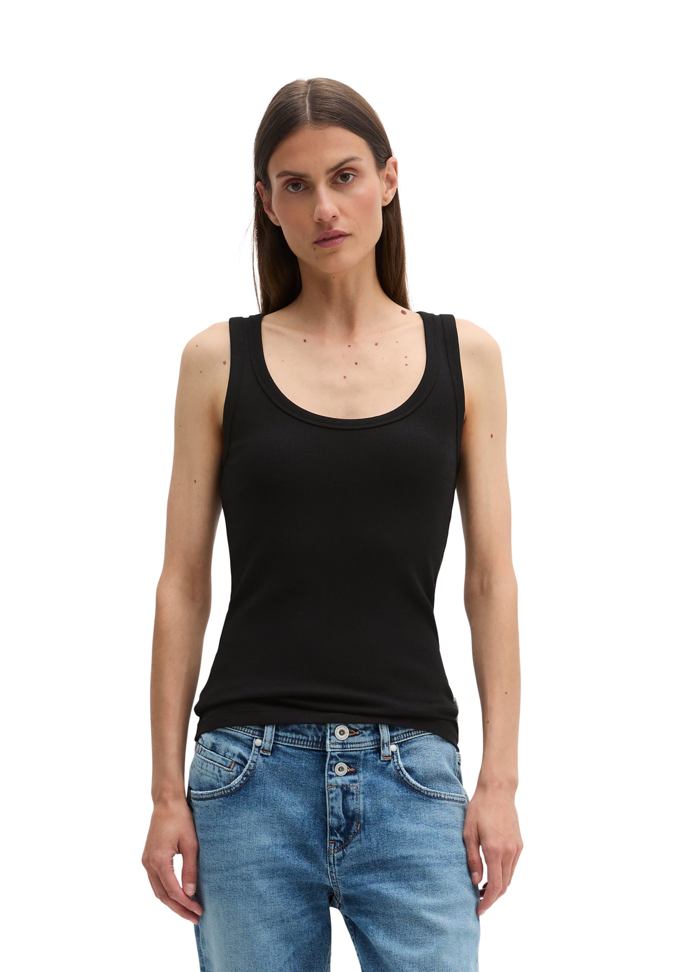 Marc O'Polo Top in Schwarz: Vorderseite