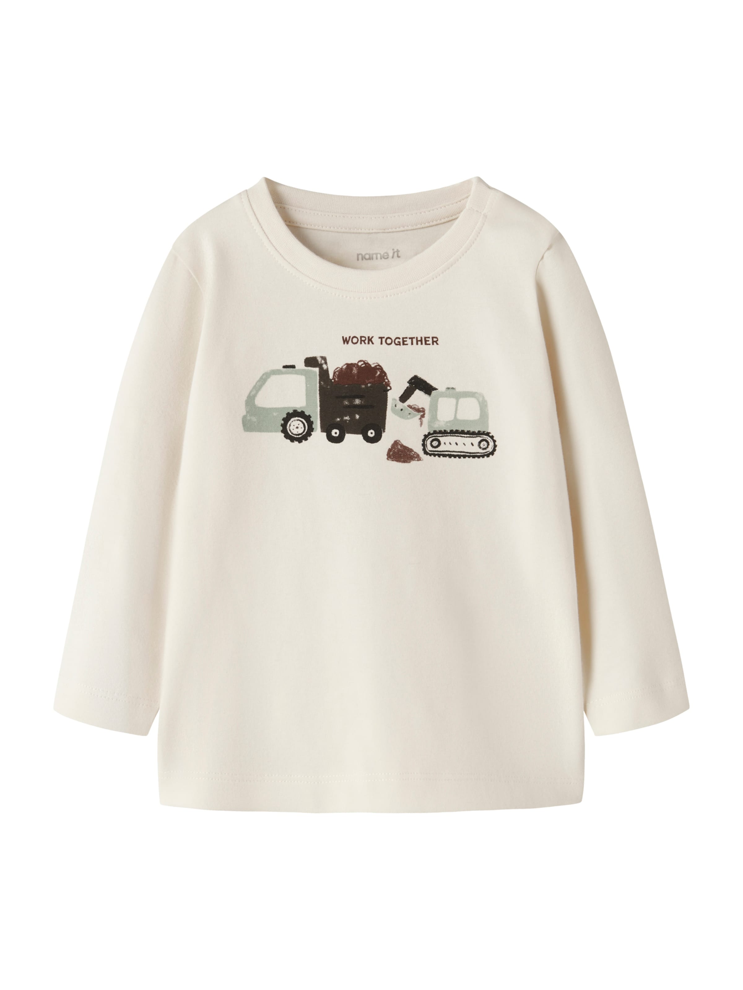 NAME IT Shirt 'NBMKONTO' in White: front